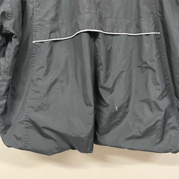 VTG Starter Men's XL Black Striped Windbreaker Jacket Full Zip Casual - Picture 8 of 9